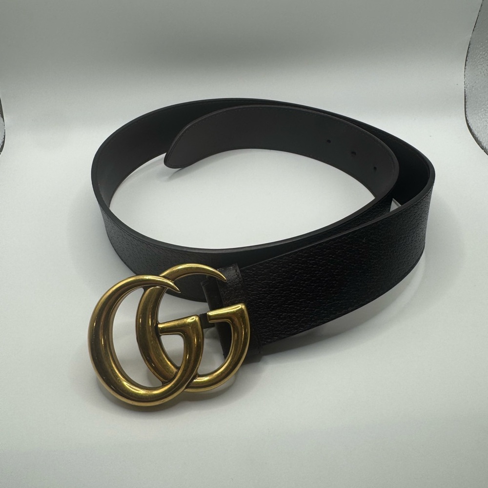 Gucci Brown Marmot Leather Belt